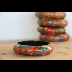 Vintage Paper Mâche Bracelet✨